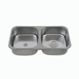 PILETA DOBLE AISI 71x38x15 ESC COD.4328